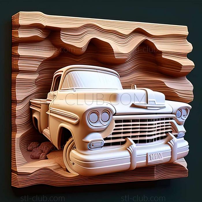 3D мадэль Chevrolet Apache (STL)